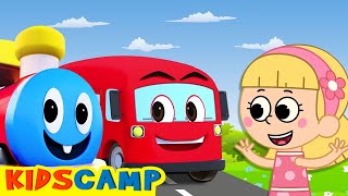 Wheels On The Bus + Vehicles Songs Collection By KidsCamp Nursery Rhymes