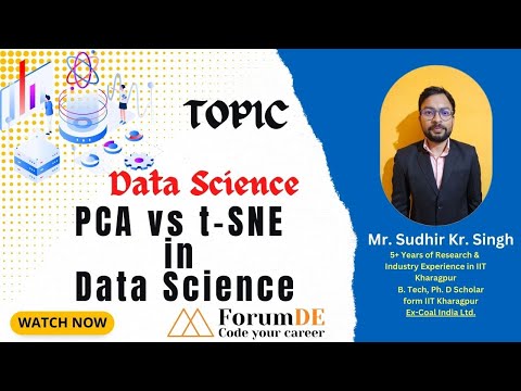 PCA vs t-SNE in Data Science: Understanding Dimensionality Reduction by Sudhir Kumar Singh.