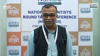 Prof. Dr. Umesh Waghmare at NSRTC 2025 | President, JNCASR, Bengaluru