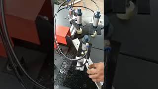 45 degrees saw cutting for window profile