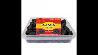 Ajwa dates  Ajwa Khajoor A Class  Direct Import 100% Madina Munawara 500GM
