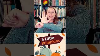 5 Little Pumpkins Preschool Fingerplay for Halloween and Harvest Time  #earlyliteracy