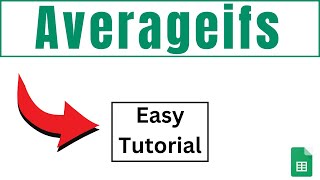 How to use Averageifs in Excel - Excel Formula