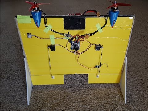 Ardupilot VTOL Tailsitter Scratch Build
