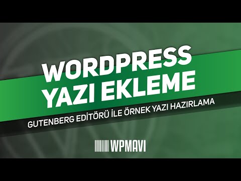 WordPress Yazı Ekleme: Örnek Bir Yazı Üzerinden Yazı Paneli Kullanımı