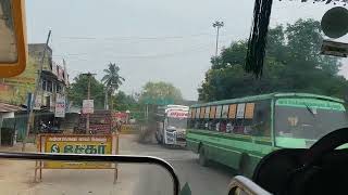 Vellore  to Arunaachalam Road Trip (driver's cab view) Part-3