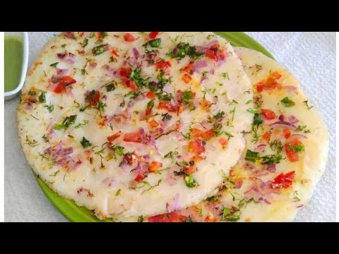 सिर्फ 5 मिनट में बनाइये ये मजादार नाश्ता || Uttapam Recipe by alfiya ka tarika||Breakfast recipe