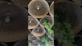 Basket ceiling decor