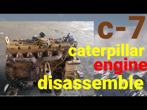 c-7 cat. D7A13256 ingine disassemble