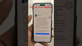 iOS 18.0.1 update #ios18 #ios18update #ios18feature #iphone15 #iphone16 #trending #shortfeed #shorts