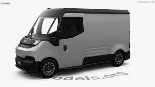 Renault Estafette Panel Van 2025 3D model by 3DModels.org