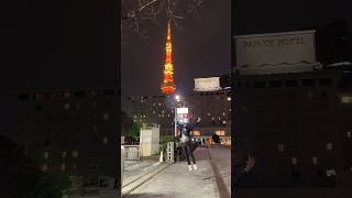 漂亮的東京塔🗼 #japan #tokyo #tokyotower #travel #creative #spring #日本 #東京 #旅行 #最高 #綺麗