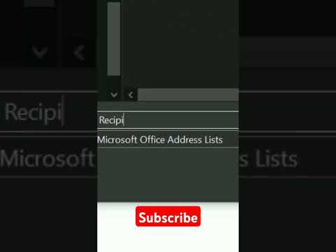 Mail merge in one short #word #msword