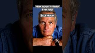 The Paul Newman Rolex Daytona - The Most Expensive Rolex Watch Ever Sold #rolexdaytona #rolex