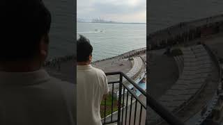 20180507淡水福容飯店。十樓景觀和室房之超美露台