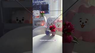 Unboxing earphones that have Borahae vibes 💜🎧