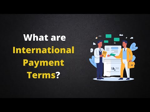 International Payment Terms  /Daily Logistics