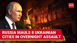 Putin Orders NIGHT OF TERROR: Russian Missile-Drones Rip Through 8 Ukrainian Cities Overnight