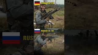 German HK-416 vs Russian AK-105 mud Showdown