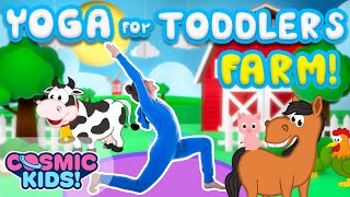 On The Farm | Yoga for Toddlers | Yoga Time! - Cosmic Kids