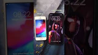 Which fastest Restart? iPhone 14 Pro Max or iPhone 5s ? #shorts #iphone14promax #iphone5s
