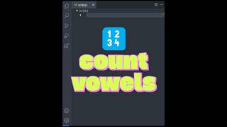 🗣️ Count Vowels in Just 1 Line! 😲  #coding #javascript #webdev #programming