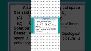 Is a subset of a topological space closed?What are the conditions for a topological space?