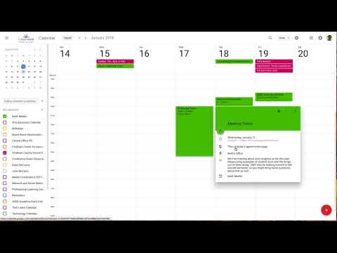 2018-01-16 Appointment Slots in the New Google Calendar