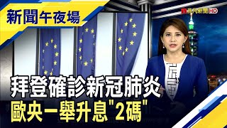 睽違11年!歐央結束負利率政策升2碼 貨幣緊縮影響浮現!?美初領失業金人數回升"創8個月新高"｜主播李瀅瀅｜【新聞午夜場】20220721｜非凡新聞