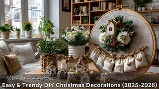 🎄25 Simple DIY Christmas Decoration Ideas You Can Make at Home | 2025 2026 Trends🎄