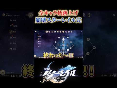 全キャラ軌跡全開放Lv上げが終わりました【崩壊スターレイル】