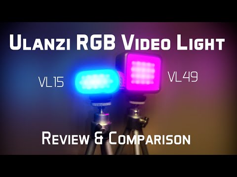 Ulanzi VL15 / VL49 RGB Video Light Review & Comparison