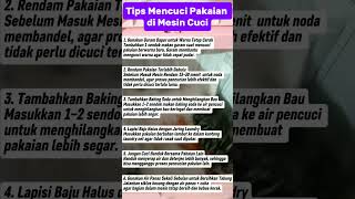 Tips Mencuci Pakaian di Mesin Cuci🤗 #trending #shorts #tipsdapur #tipsmasak #information #cooking