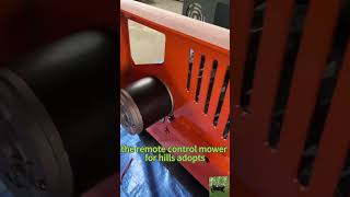 China made slope mower remote control low price for sale, chinese best rc slope mower