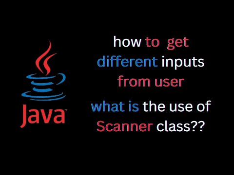 user input from java using Scanner class