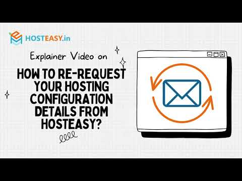 🔁 Re-request Hosting Configuration Email from Hosteasy