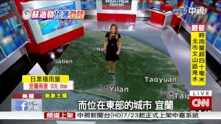 【中視新聞】蘇迪勒挾強風豪雨 外媒:台版卡崔娜 20150808