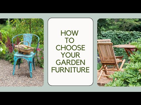 How to choose the best garden furniture for your garden