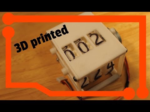 3D printed: mechanical counter