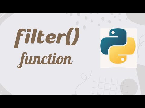 filter() function in PYTHON