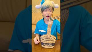 EAT CARDBOARD RAMEN！#asmr