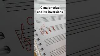 C major triad and its inversions #chords #musictheory #studymusic #musiclessons