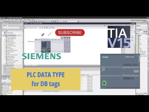 Tia portal: PLC Data Types for DB tags