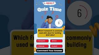 Which framework is commonly used with Java for building REST APIs | Ashok IT