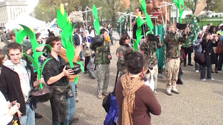 SOA  White House Civil Disobedience, Puppet Parade & Theater