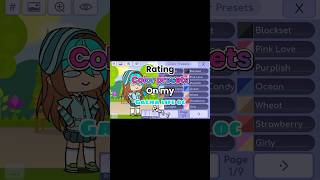 Rating Color Presets!#gacha#gachalife#rating#funnymemes#helpmemakethismakesense#fypp