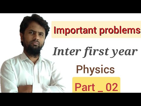 Important problems of first year part 02