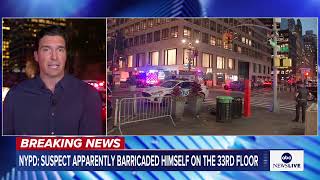 Three dead, including off-duty NYPD police officer, in Midtown Manhattan shooting