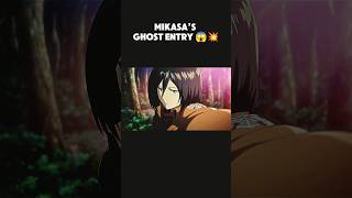 Mikasa’s Ghost Entry 😱💥#attackontitanedit #attackontitanseason4 #mikasaackerman #mikasa