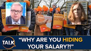 "Complete And Utter Bloody PLANK!" | Mike Graham's Furious Clash With Resident Doctor On Pay Strike